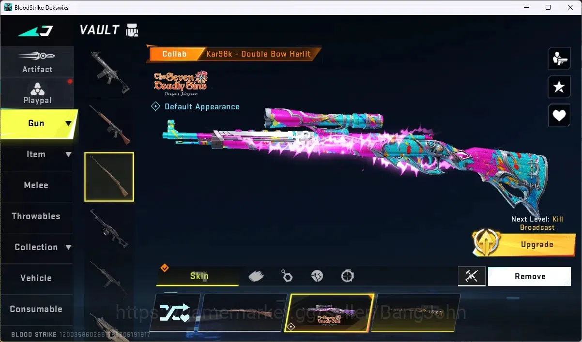 Blood Strike Accounts ASIA | ETERNAL: Spear-Relic | 4 COLLAB: 2 EVA,1 7D image 15