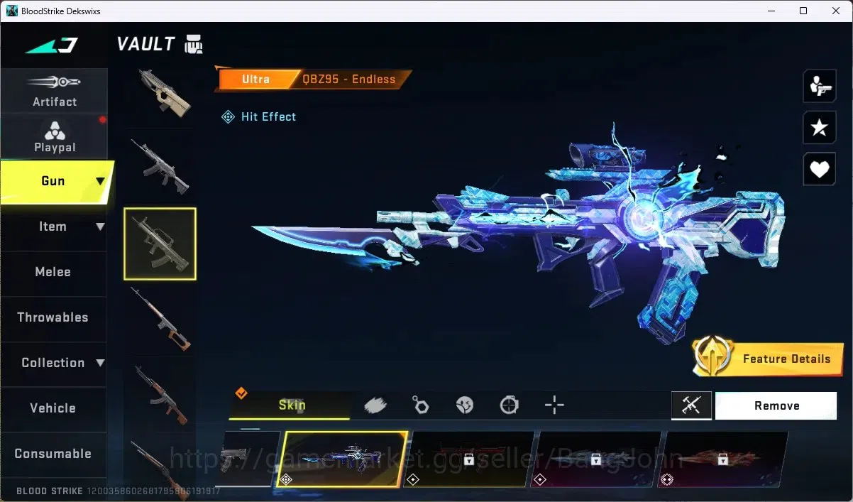 Blood Strike Accounts ASIA | ETERNAL: Spear-Relic | 4 COLLAB: 2 EVA,1 7D image 17