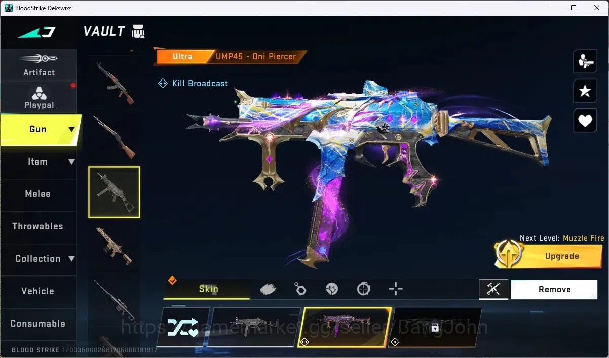 Blood Strike Accounts ASIA | ETERNAL: Spear-Relic | 4 COLLAB: 2 EVA,1 7D image 18