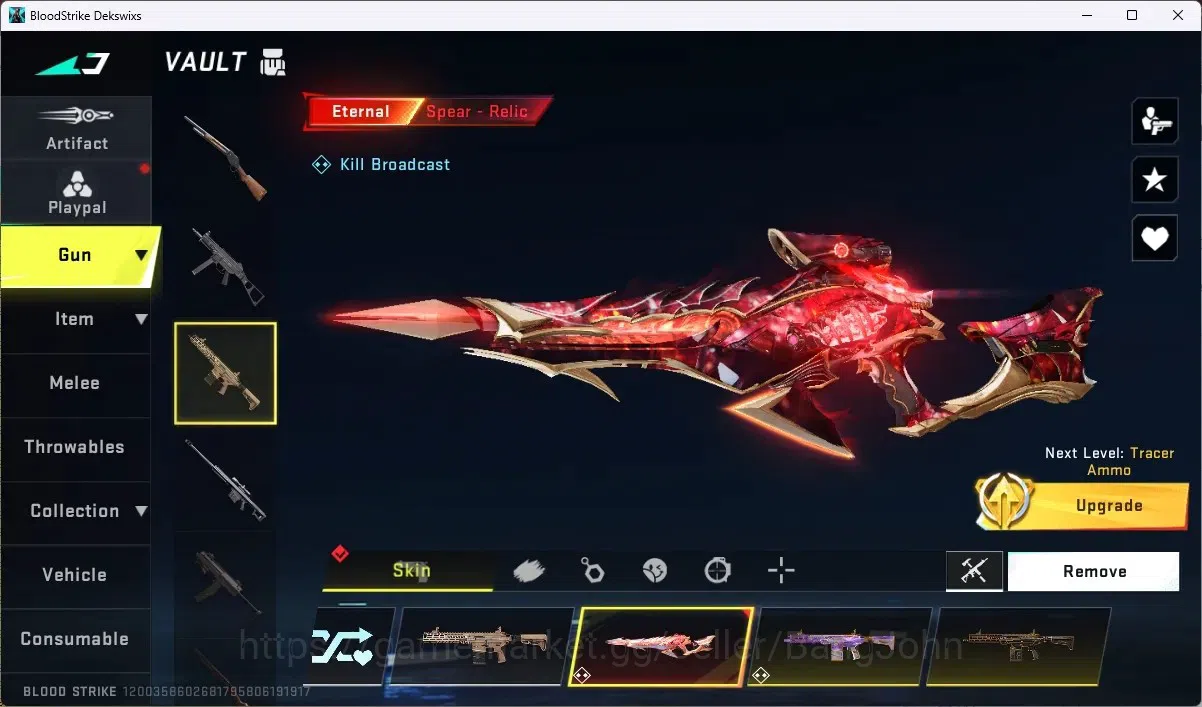 Blood Strike Accounts ASIA | ETERNAL: Spear-Relic | 4 COLLAB: 2 EVA,1 7D image 19