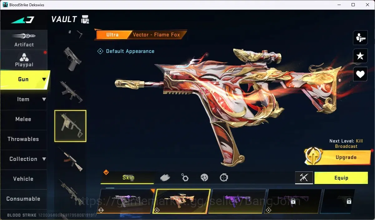 Blood Strike Accounts ASIA | ETERNAL: Spear-Relic | 4 COLLAB: 2 EVA,1 7D image 4