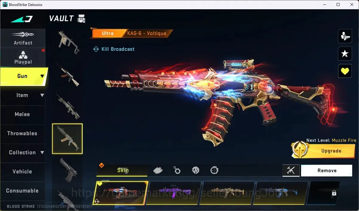 Blood Strike Accounts ASIA | ETERNAL: Spear-Relic | 4 COLLAB: 2 EVA,1 7D image 5