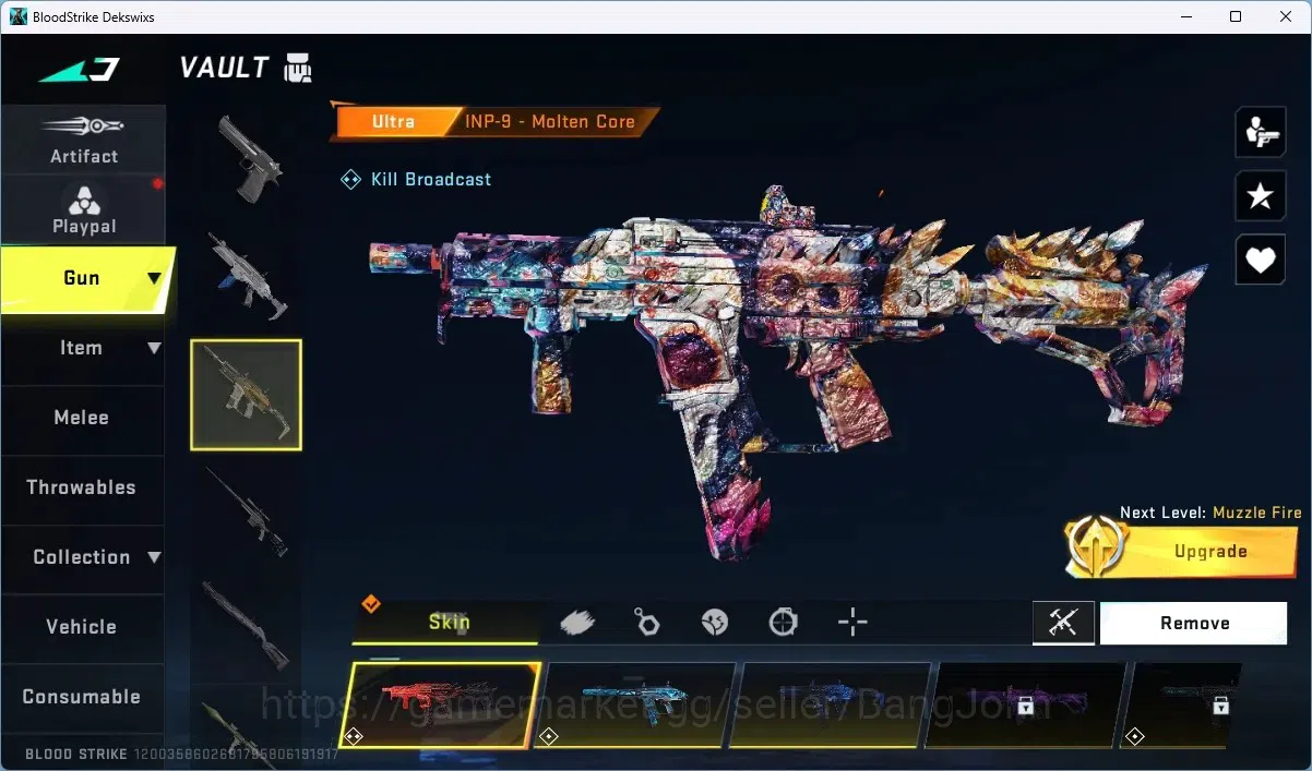 Blood Strike Accounts ASIA | ETERNAL: Spear-Relic | 4 COLLAB: 2 EVA,1 7D image 7