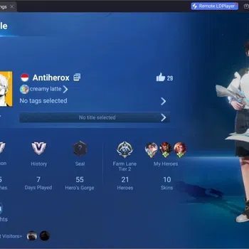 Honor of Kings Accounts Rare Skin Global | 21H 10S |2 Legend|1 Limited|2 Epic|1 HonorPass|3 Rare|1 Season Skin|TakeMail