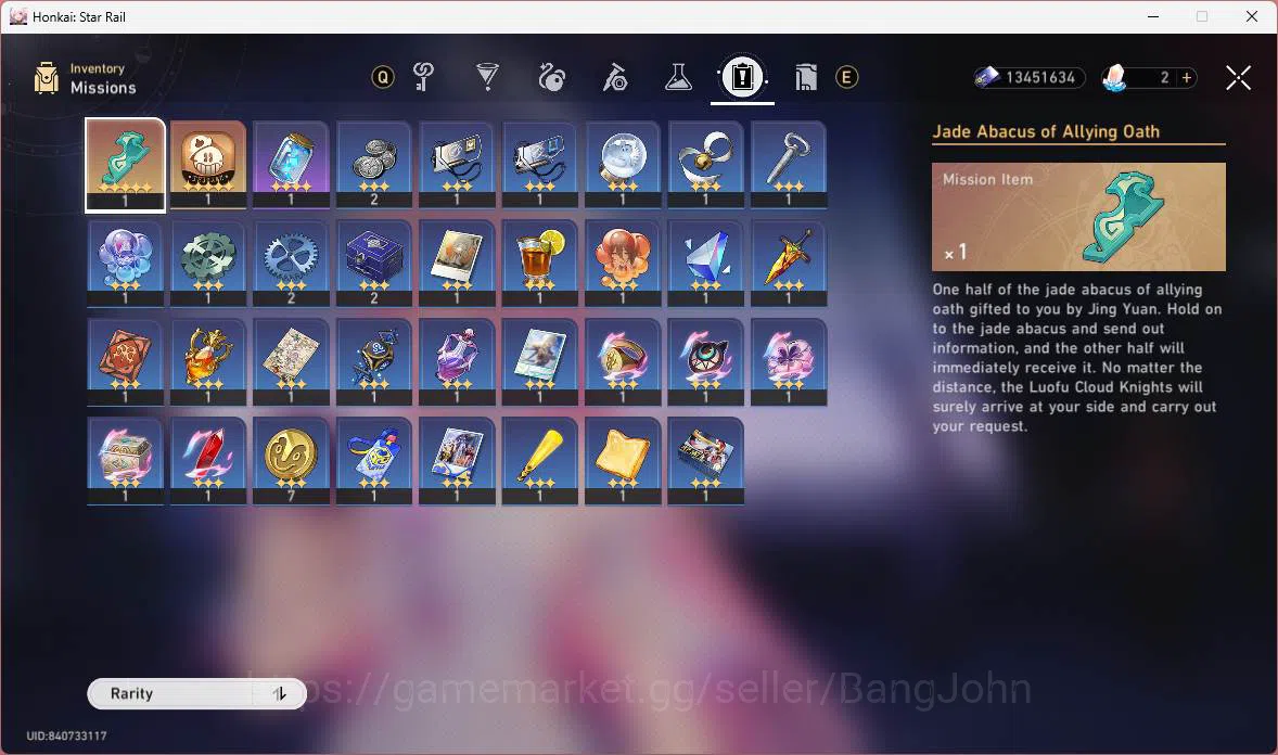 Honkai Star Rail Accounts Others ASIA|TL 66|10 Limit|Hypercarry 13