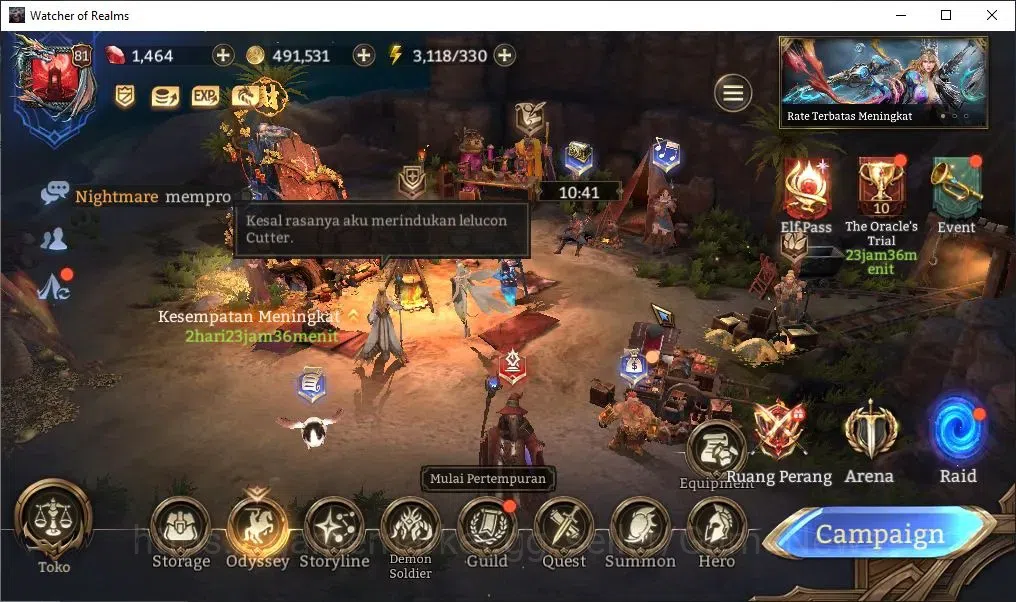 Watcher of Realms Accounts GLOBAL 60x|7M Power|13 Lord[IngridA2,Ezareth,Praet image 1