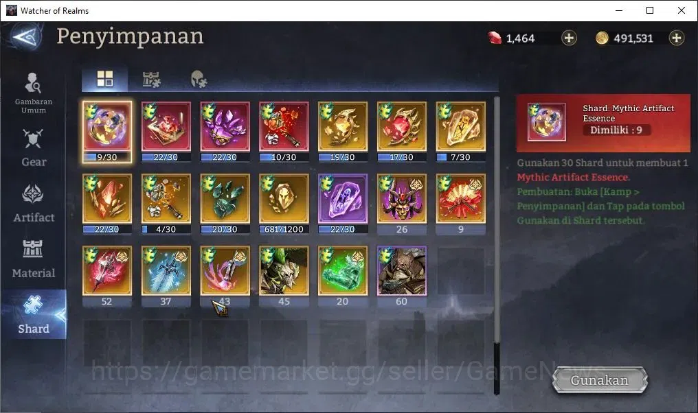 Watcher of Realms Accounts GLOBAL 60x|7M Power|13 Lord[IngridA2,Ezareth,Praet image 19