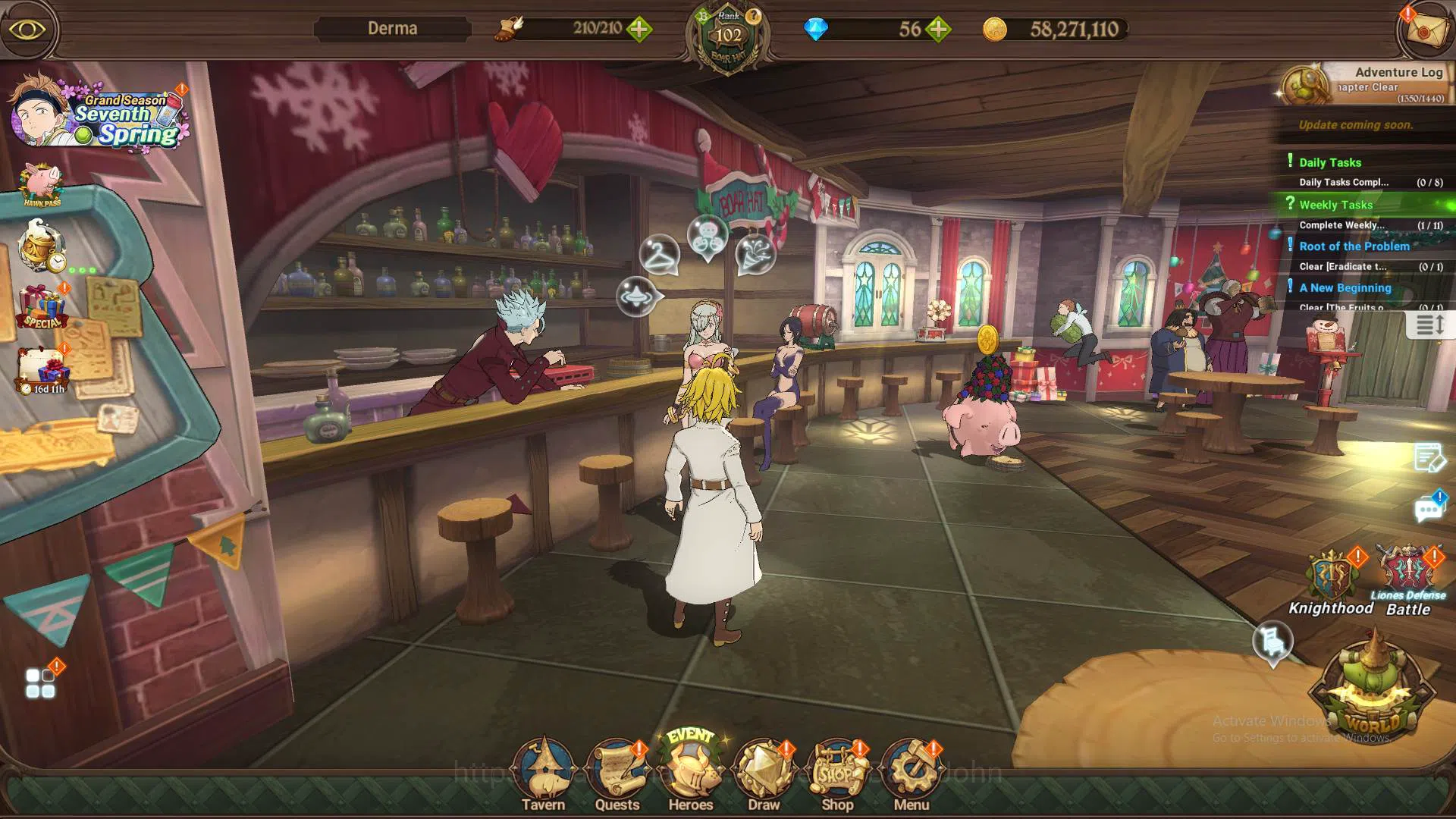 GLOBAL|5.2M CC|LS 72|2LR Cusack,Merlin|Full Collab Konosuba|13 UR Meresca5/6,Tristan,Gowther4/6,etc|Detail Check SS|7DS326B The Seven Deadly Sins: Grand Cross Accounts Others GLOBAL|5.2M CC|LS 72|2LR Cusack,Merlin|Full Collab Konosuba|13 UR