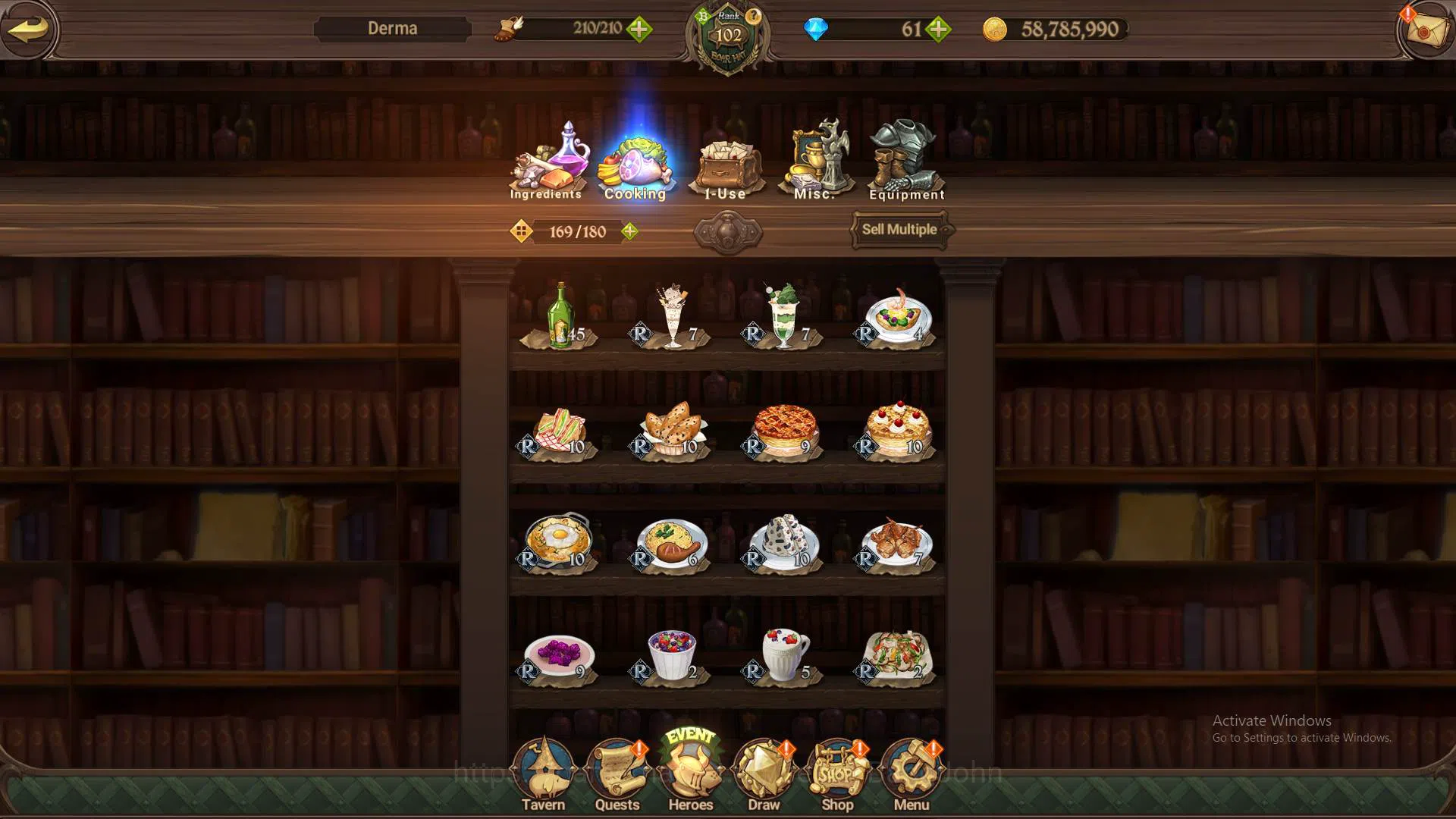 The Seven Deadly Sins: Grand Cross Accounts Others GLOBAL|5.2M CC|LS 72|2LR Cusack,Merlin|Full Collab Konosuba|13 UR 5