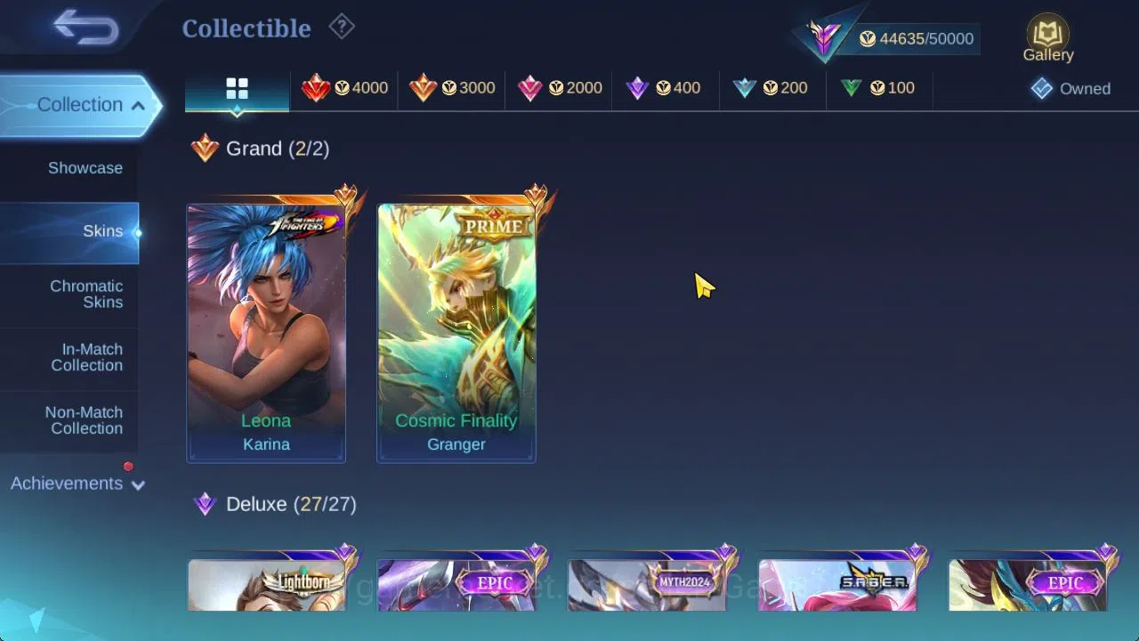 Mobile Legends: Bang Bang Accounts Hero 89|Skin 182|High Glory 58|Prime Granger,LB[Al image 13