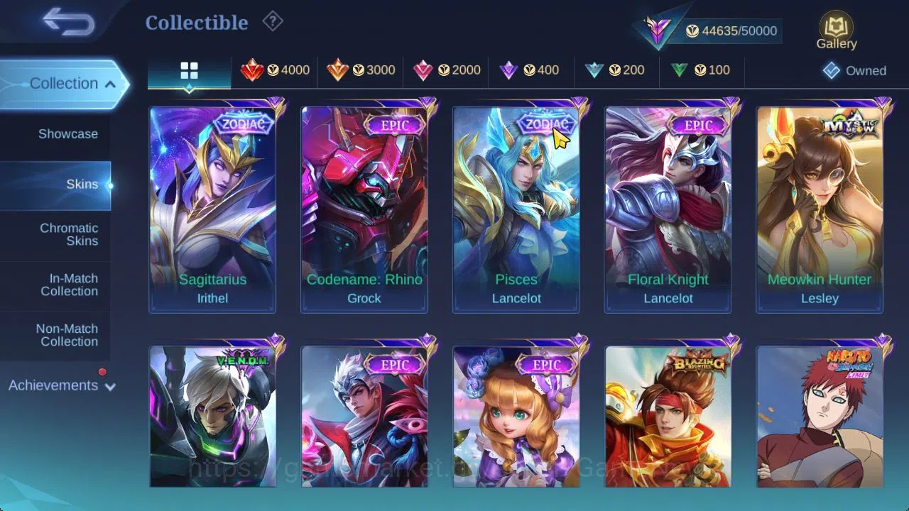 Mobile Legends: Bang Bang Accounts Hero 89|Skin 182|High Glory 58|Prime Granger,LB[Al image 15
