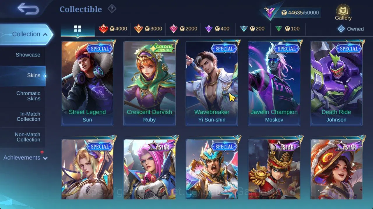 Mobile Legends: Bang Bang Accounts Hero 89|Skin 182|High Glory 58|Prime Granger,LB[Al image 19