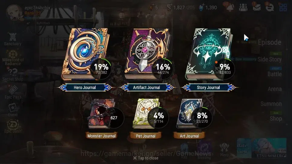 Epic Seven Accounts GLOBAL UnVerif|New Era|2 ML(B Hwayoung,Maid Chloe) image 3