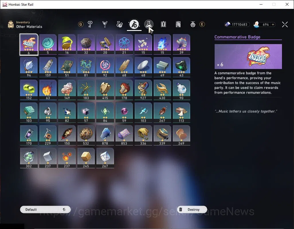 Honkai Star Rail Accounts Others Asia|TL 70|15 Limited|[Firefly E1,Phainon,Saber,Feixiao]+Sign,Robin,The 10