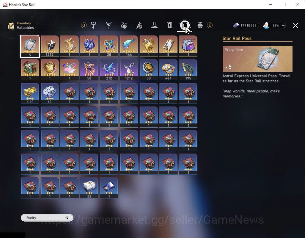 Honkai Star Rail Accounts Others Asia|TL 70|15 Limited|[Firefly E1,Phainon,Saber,Feixiao]+Sign,Robin,The 12