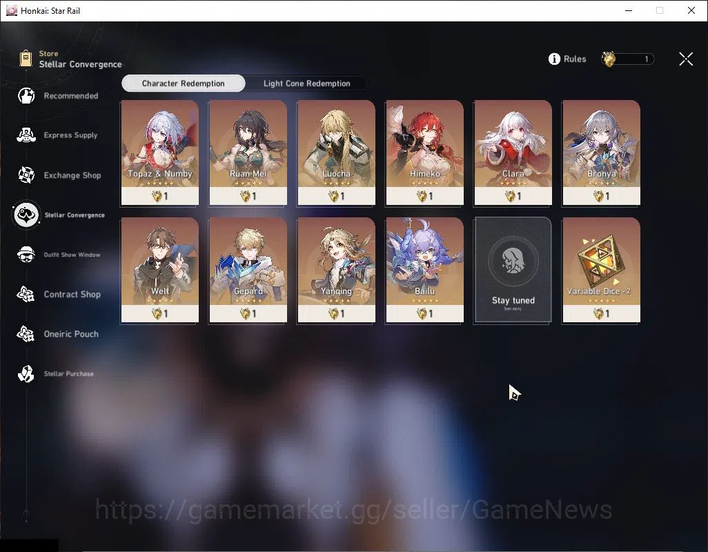 Honkai Star Rail Accounts Others Asia|TL 70|15 Limited|[Firefly E1,Phainon,Saber,Feixiao]+Sign,Robin,The 15