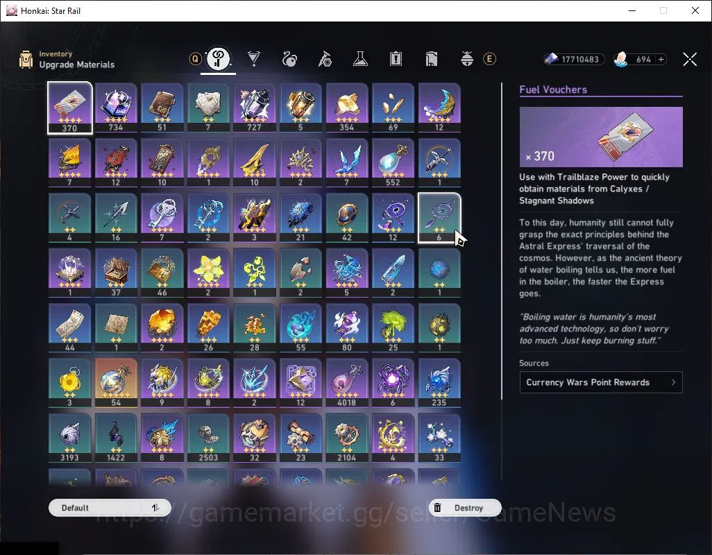 Honkai Star Rail Accounts Others Asia|TL 70|15 Limited|[Firefly E1,Phainon,Saber,Feixiao]+Sign,Robin,The 8