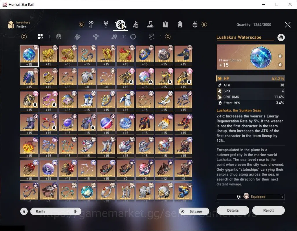 Honkai Star Rail Accounts Others Asia|TL 70|15 Limited|[Firefly E1,Phainon,Saber,Feixiao]+Sign,Robin,The 9