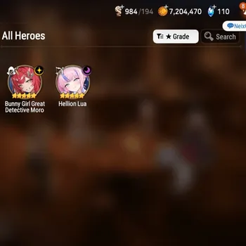 Epic Seven Accounts Starter Global Unverif|Mor11|2ML(Bunny Girl Moro,Hellion Lua)+Setsuka,Eda,Tenebria,Landy|PoH+Bless