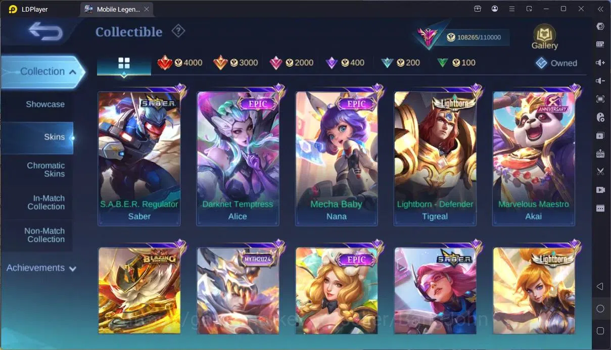 Mobile Legends: Bang Bang Accounts Collector Global|Hero 133|Skin 334|Exalted|Legend Johnson|Naruto Suyou|HxH Cecillion|SV 12