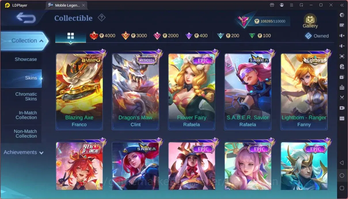 Mobile Legends: Bang Bang Accounts Collector Global|Hero 133|Skin 334|Exalted|Legend Johnson|Naruto Suyou|HxH Cecillion|SV 13