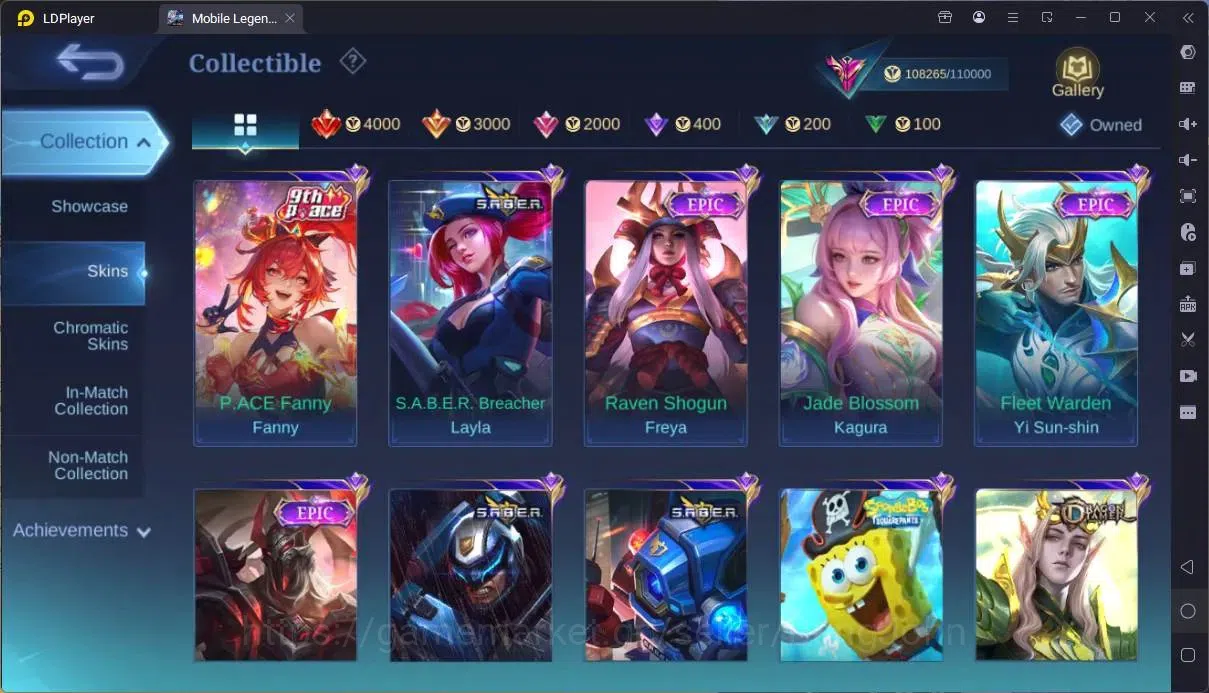 Mobile Legends: Bang Bang Accounts Collector Global|Hero 133|Skin 334|Exalted|Legend Johnson|Naruto Suyou|HxH Cecillion|SV 14