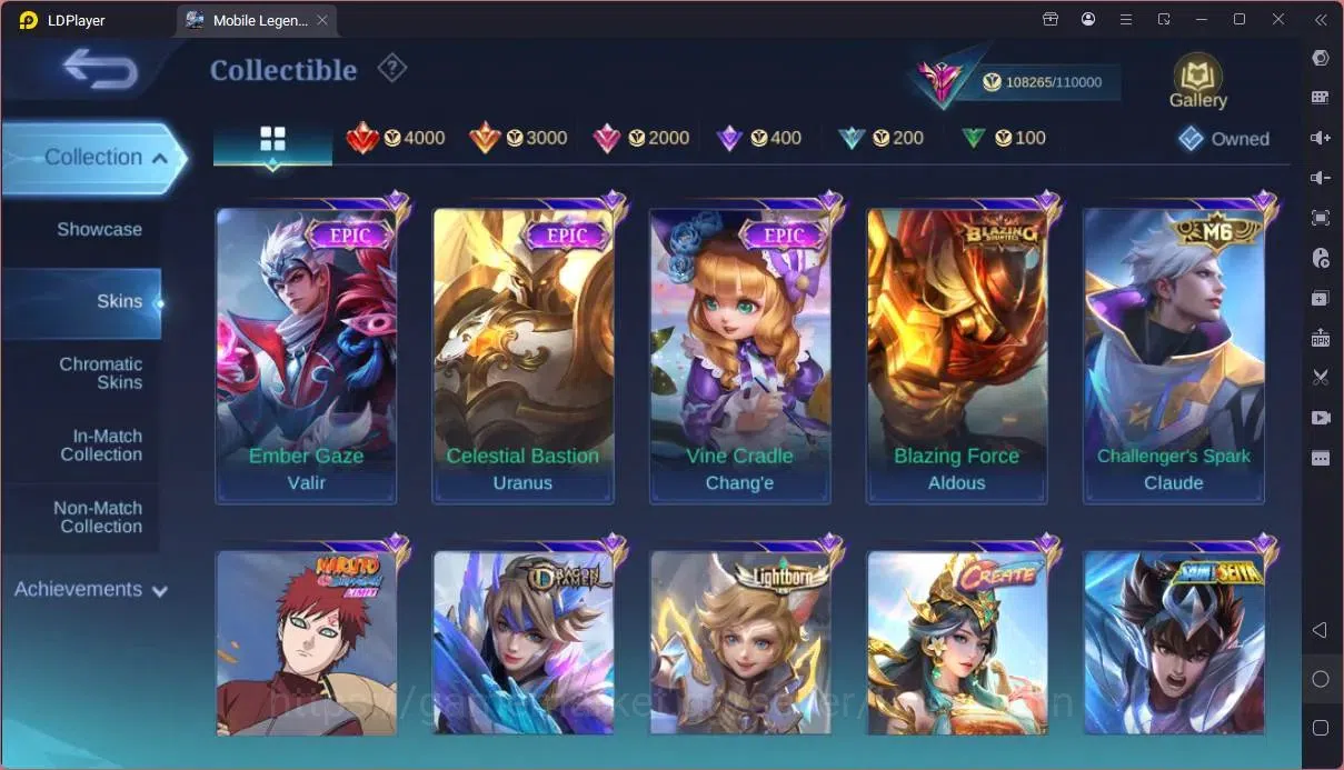 Mobile Legends: Bang Bang Accounts Collector Global|Hero 133|Skin 334|Exalted|Legend Johnson|Naruto Suyou|HxH Cecillion|SV 18