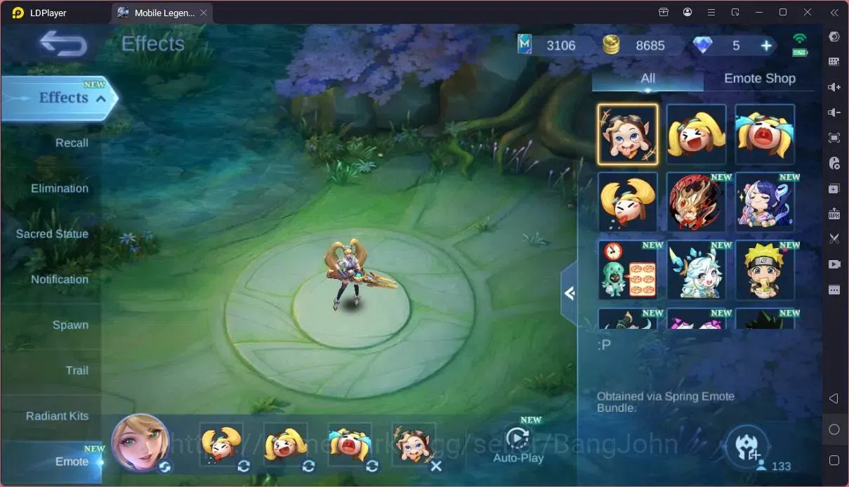 Mobile Legends: Bang Bang Accounts Collector Global|Hero 133|Skin 334|Exalted|Legend Johnson|Naruto Suyou|HxH Cecillion|SV 6
