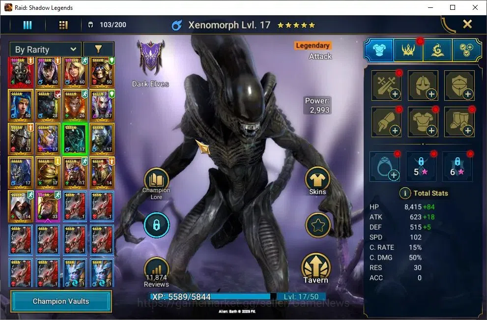 Raid: Shadow Legends Accounts Lv41 858K Power|1 Mythic(Calamitus)+29 Legend(Alic image 10