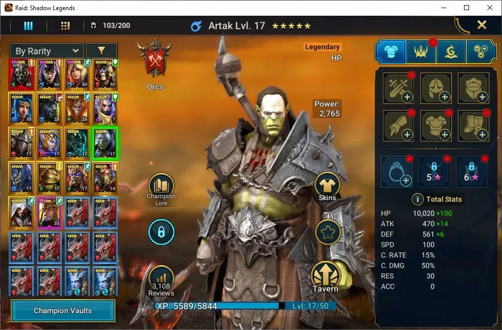 Raid: Shadow Legends Accounts Lv41 858K Power|1 Mythic(Calamitus)+29 Legend(Alic image 11