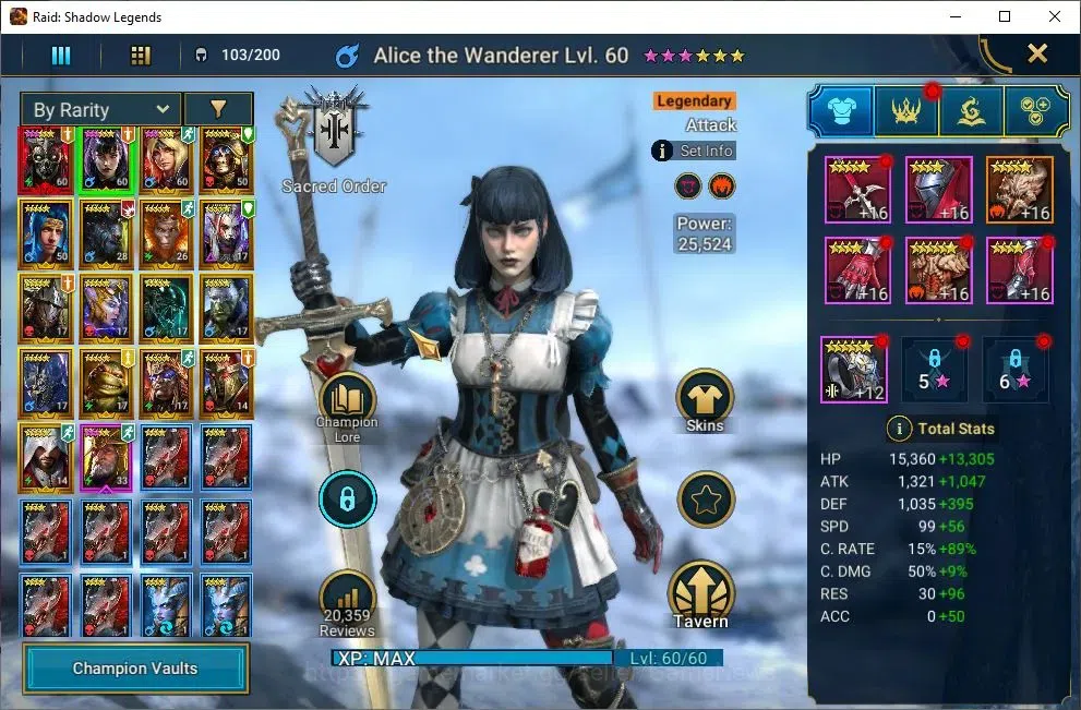 Raid: Shadow Legends Accounts Lv41 858K Power|1 Mythic(Calamitus)+29 Legend(Alic image 4