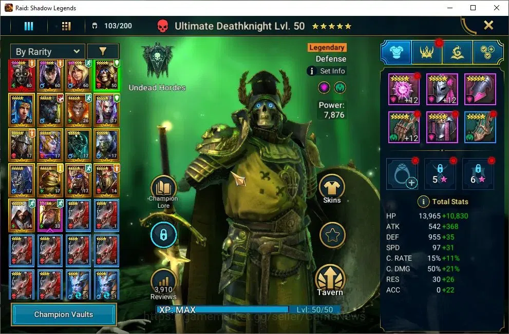 Raid: Shadow Legends Accounts Lv41 858K Power|1 Mythic(Calamitus)+29 Legend(Alic image 6