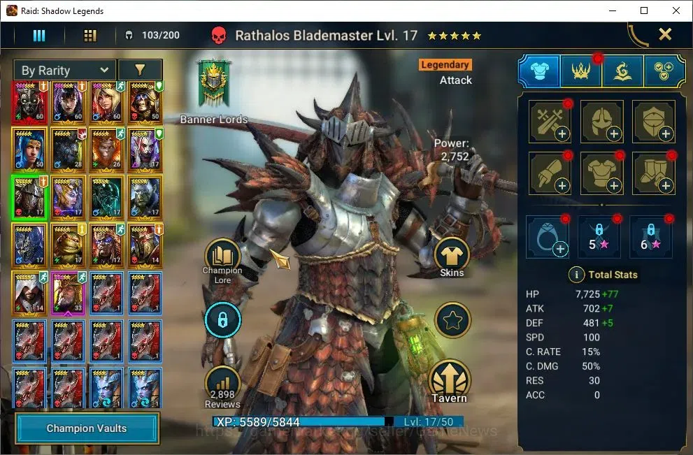 Raid: Shadow Legends Accounts Lv41 858K Power|1 Mythic(Calamitus)+29 Legend(Alic image 9