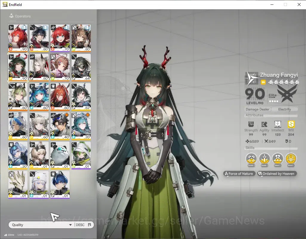 Arknights: Endfield Accounts ASIA|Lv 54|Ori 26|Oro 3k|8 SSR(3Limit)+10(*6WEP)|[ image 2