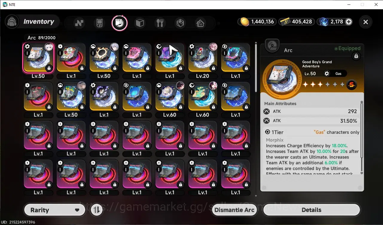 Neverness to Everness Accounts GLOBAL EU|HL 40|TL 24|10 SD|2K Annulith|5 SSR 2 Li image 15
