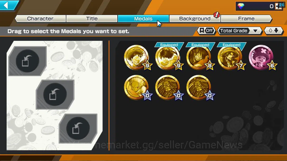 One Piece Bounty Rush Accounts Global|4 EX| T5E St.Ethanbaron,Divine Departure Sh image 3