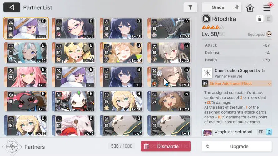 Chaos Zero Nightmare Accounts GLOBAL LV46|8SSR(KhalipeM1 KayronM1 Vero Renoa Hug image 17