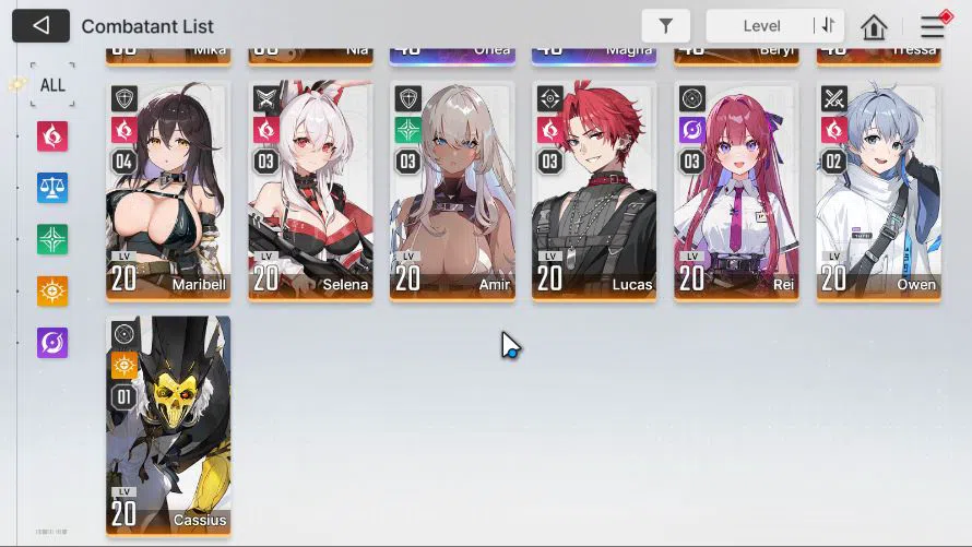 Chaos Zero Nightmare Accounts GLOBAL LV46|8SSR(KhalipeM1 KayronM1 Vero Renoa Hug image 18