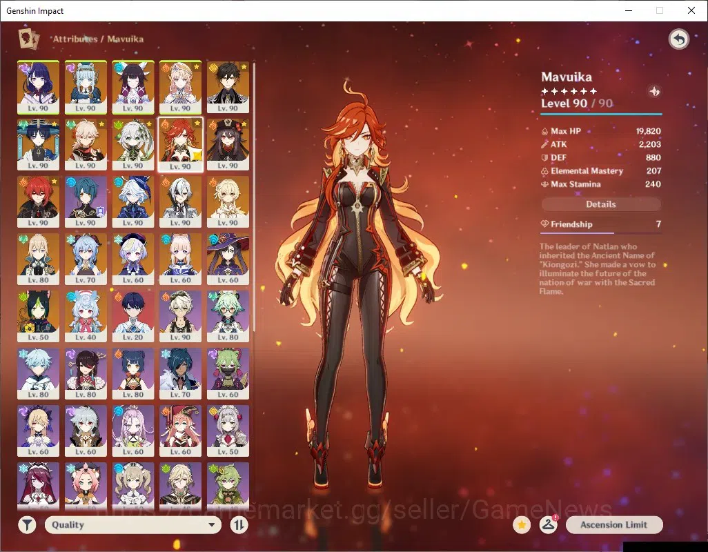 Genshin Impact Accounts ASIA|AR59|Arle PremTeam|15Limited+6(*5Weap)|[Raide image 11