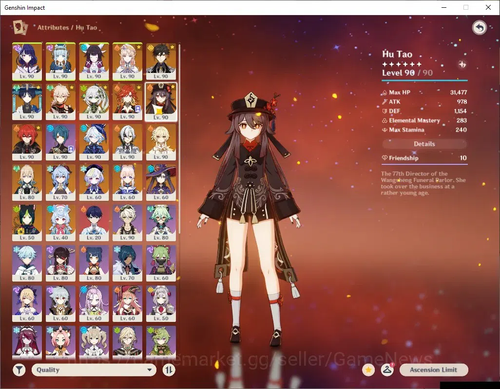 Genshin Impact Accounts ASIA|AR59|Arle PremTeam|15Limited+6(*5Weap)|[Raide image 12