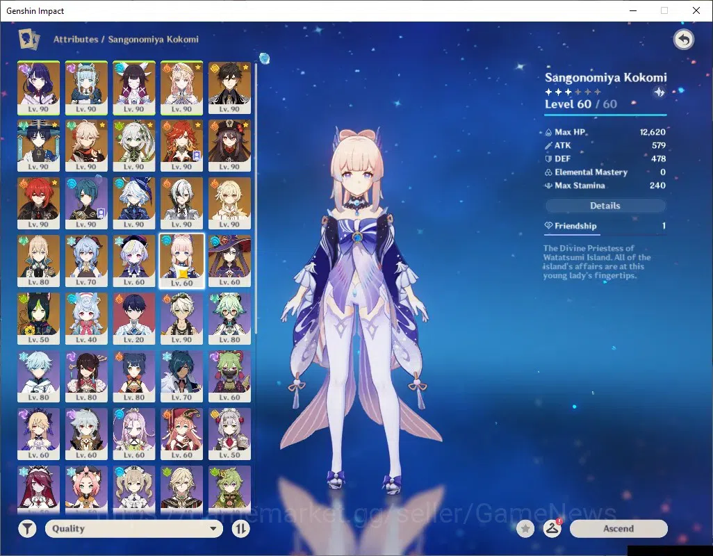 Genshin Impact Accounts ASIA|AR59|Arle PremTeam|15Limited+6(*5Weap)|[Raide image 16