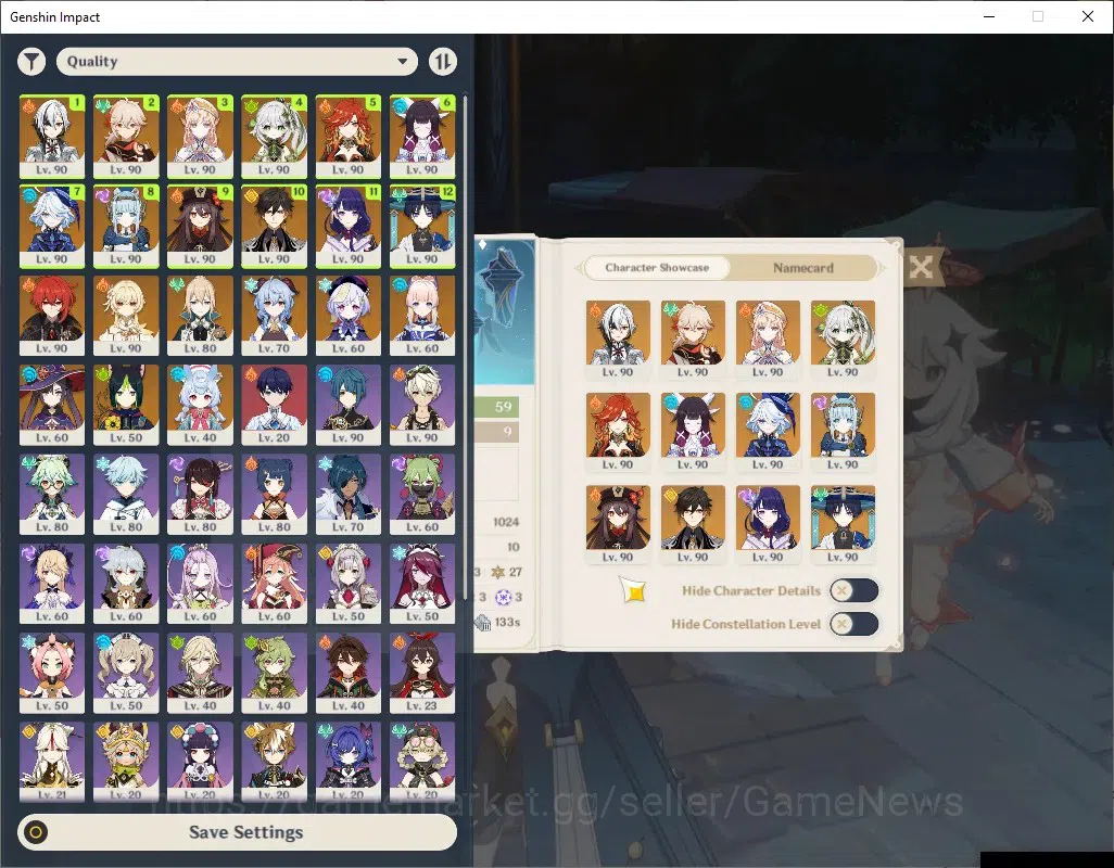 Genshin Impact Accounts ASIA|AR59|Arle PremTeam|15Limited+6(*5Weap)|[Raide image 2
