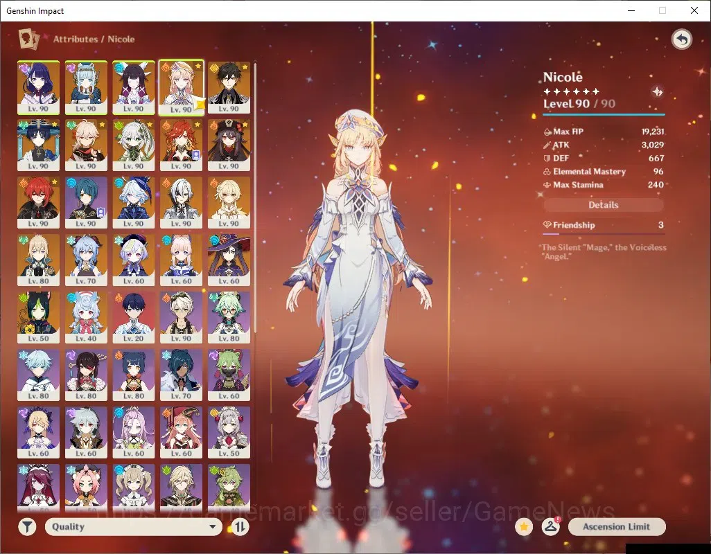 Genshin Impact Accounts ASIA|AR59|Arle PremTeam|15Limited+6(*5Weap)|[Raide image 6