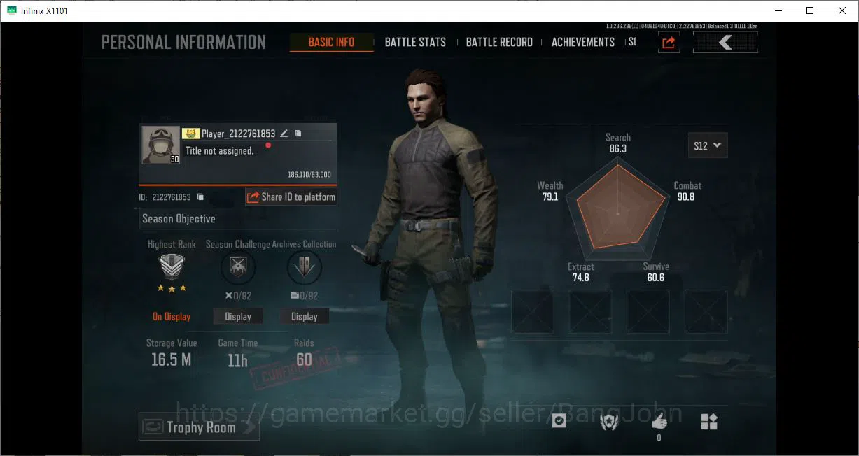 Arena Breakout Others MOBILE | LVL 30 |SV 16,5 M|CV 5,1 m|many red item  image 1