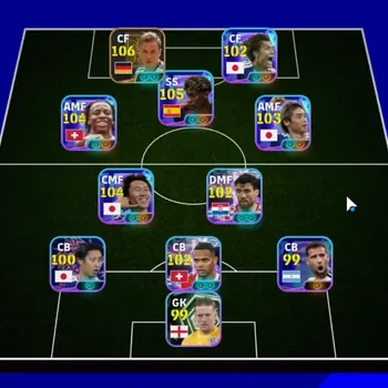 eFootball Accounts Others Android|4 Epic Mario Gotze|Show Time New(Lamine Yamal,Johan