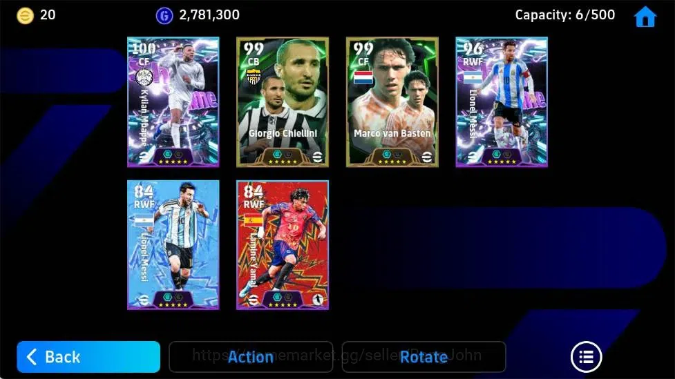 eFootball Accounts Mobile|PW 2984|Kylian Mbappe ShowT,Giorgio Chlelli image 3