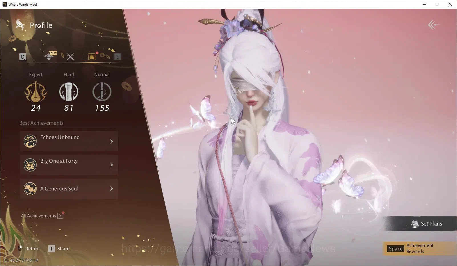 Where Winds Meet Accounts GLOBAL|Lv 95|30K GS|2 HC(1 Used)|Abyys Conqueror|Fading Rouge,Peaceful Life|Blazing Passes|Maple 4