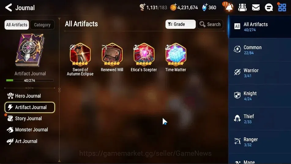 Epic Seven Accounts Starter GLOBAL UnVerif|New Era|4 ML(Rhiana&Luce,Straze,Amb Tywin,Etc)+Tenenbria,Landy,etc|Poh ON|1K 8