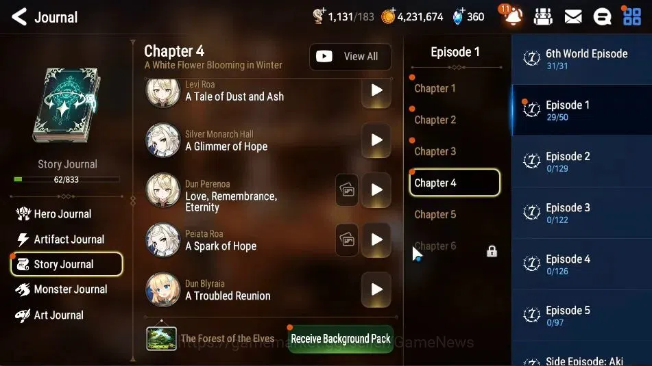 Epic Seven Accounts Starter GLOBAL UnVerif|New Era|4 ML(Rhiana&Luce,Straze,Amb Tywin,Etc)+Tenenbria,Landy,etc|Poh ON|1K 9