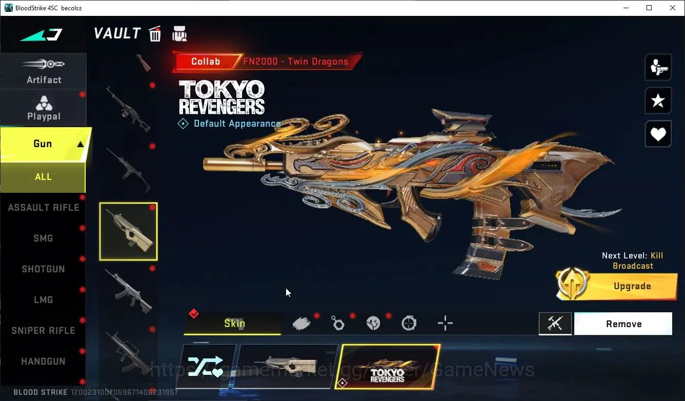 Blood Strike Accounts ASIA|ETERNAL DeAgle+Collab TOKREV MCX,FN2K,Takemic image 11